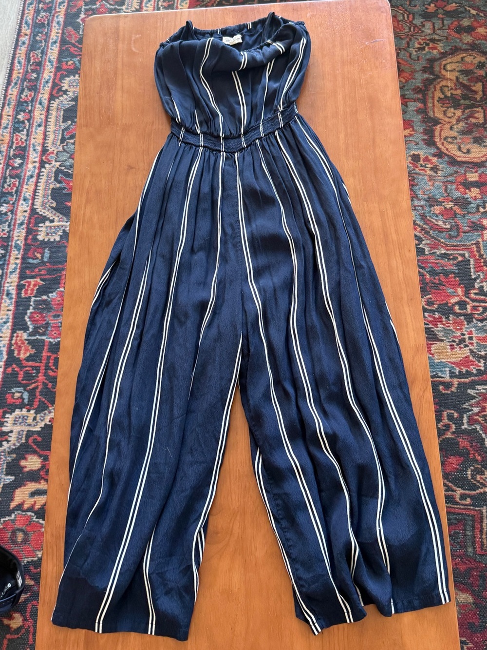 Silence + Noise striped jumpsuit